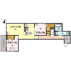 サンパティーク住吉の物件間取画像